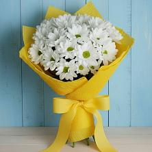 Букет цветов из:  Хризантемы в Баксаненке