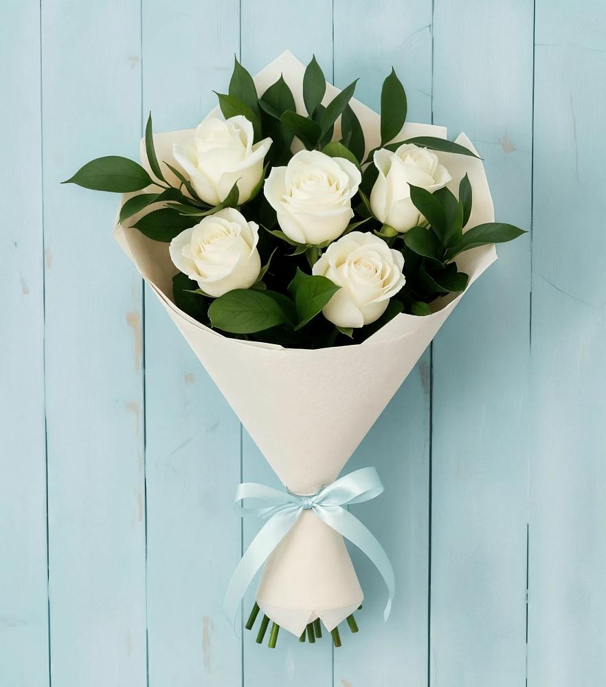 Букет цветов из: Розы в Баксаненке