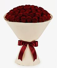 Букет 101 Бордовая роза Блэк Бакарра в Баксаненке