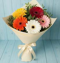 Букет цветов из:  Герберы в Баксаненке