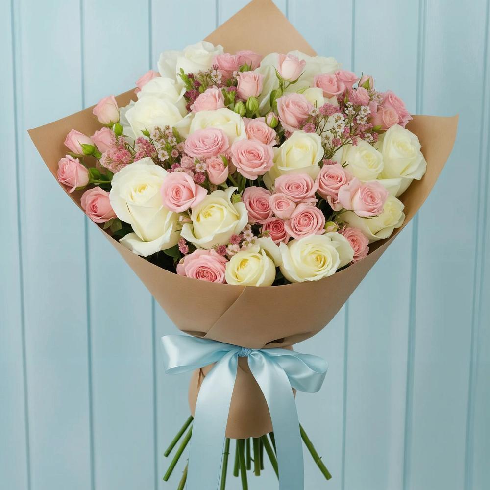 Букет цветов из: Розы в Баксаненке