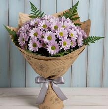 Букет цветов из:  Хризантемы #REPLACE_PRED# Баксаненке