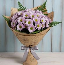 Букет цветов из:  Хризантемы в Баксаненке