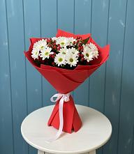 Букет цветов из:  Хризантемы в Баксаненке