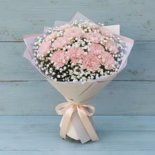 Букет цветов из:  Гвоздики в Баксаненке
