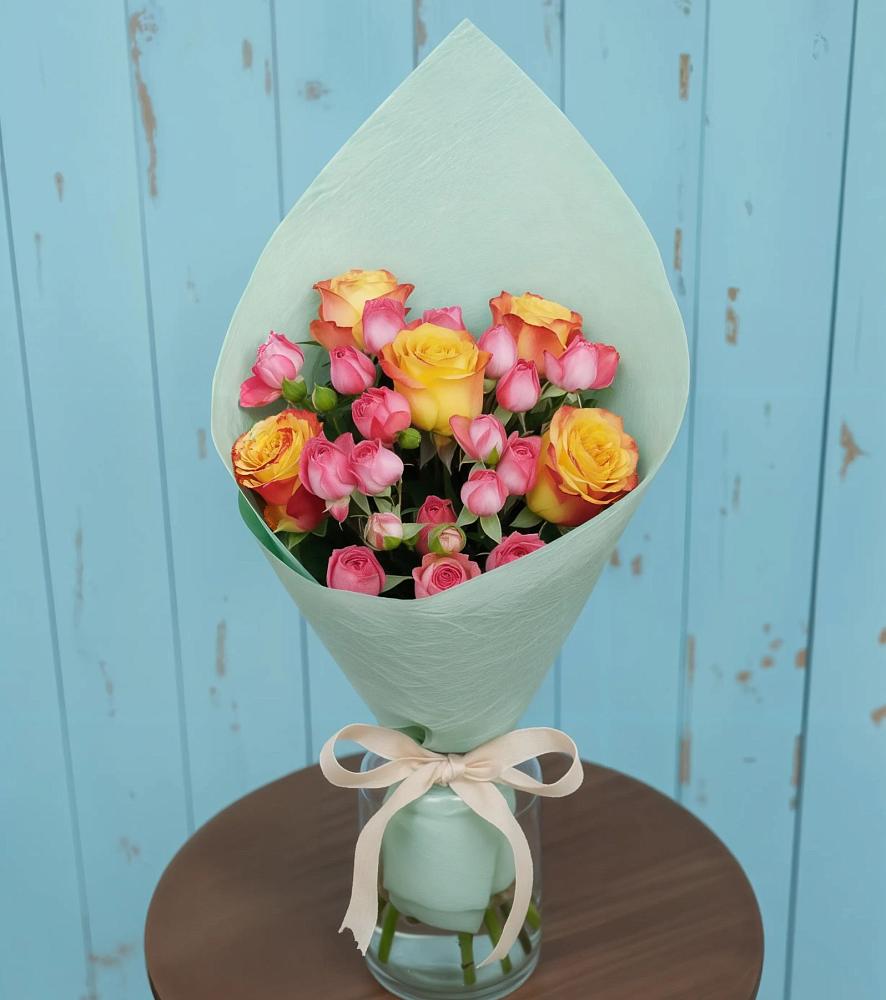 Букет цветов из: Розы в Баксаненке