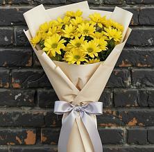 Букет цветов из:  Хризантемы #REPLACE_PRED# Баксаненке