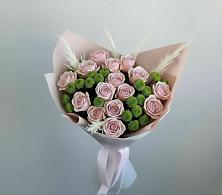 Букет цветов из:  Розы и Хризантемы #REPLACE_PRED# Баксаненке