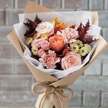 Букет цветов из:  Гвоздики, Хризантемы и Розы #REPLACE_PRED# Баксаненке