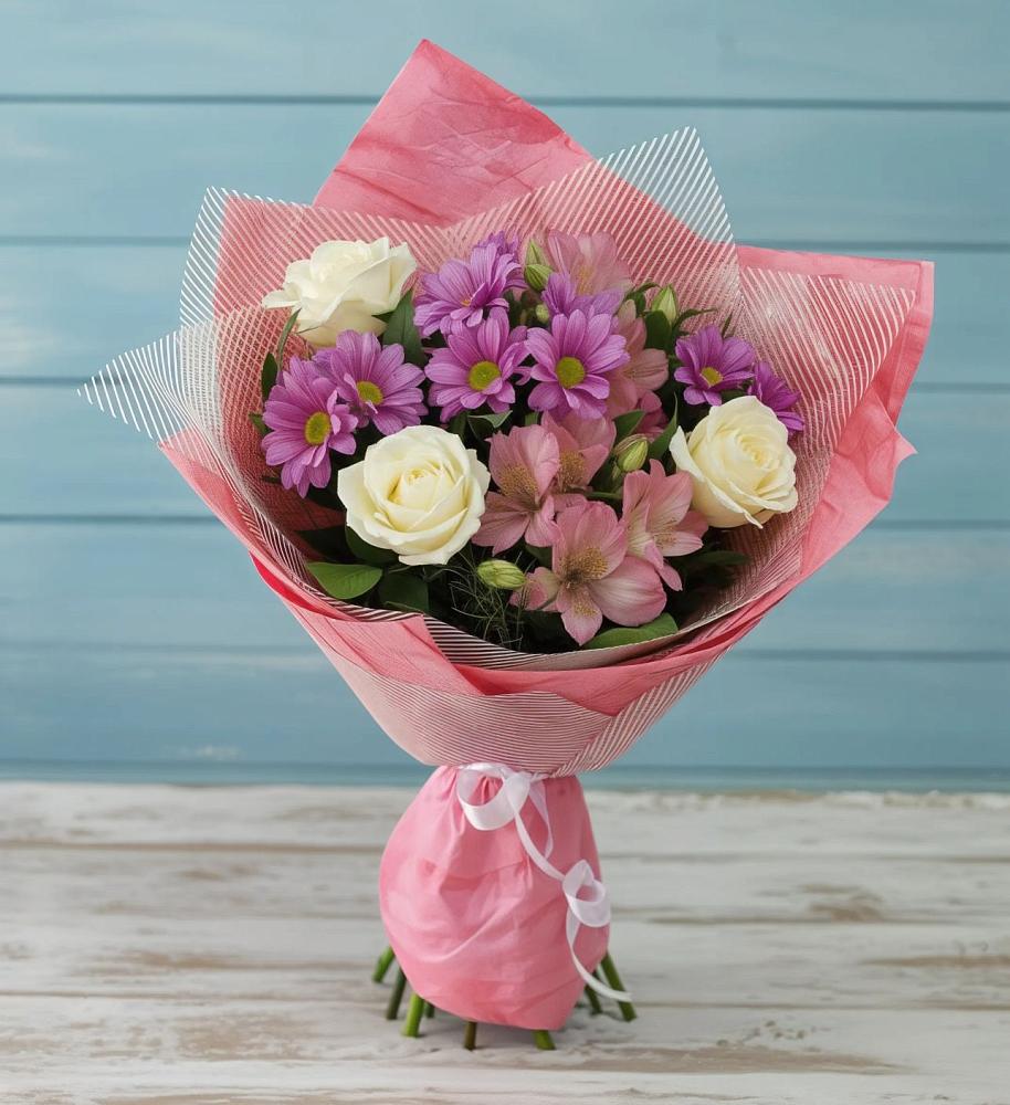 Букет цветов из: Герберы в Баксаненке