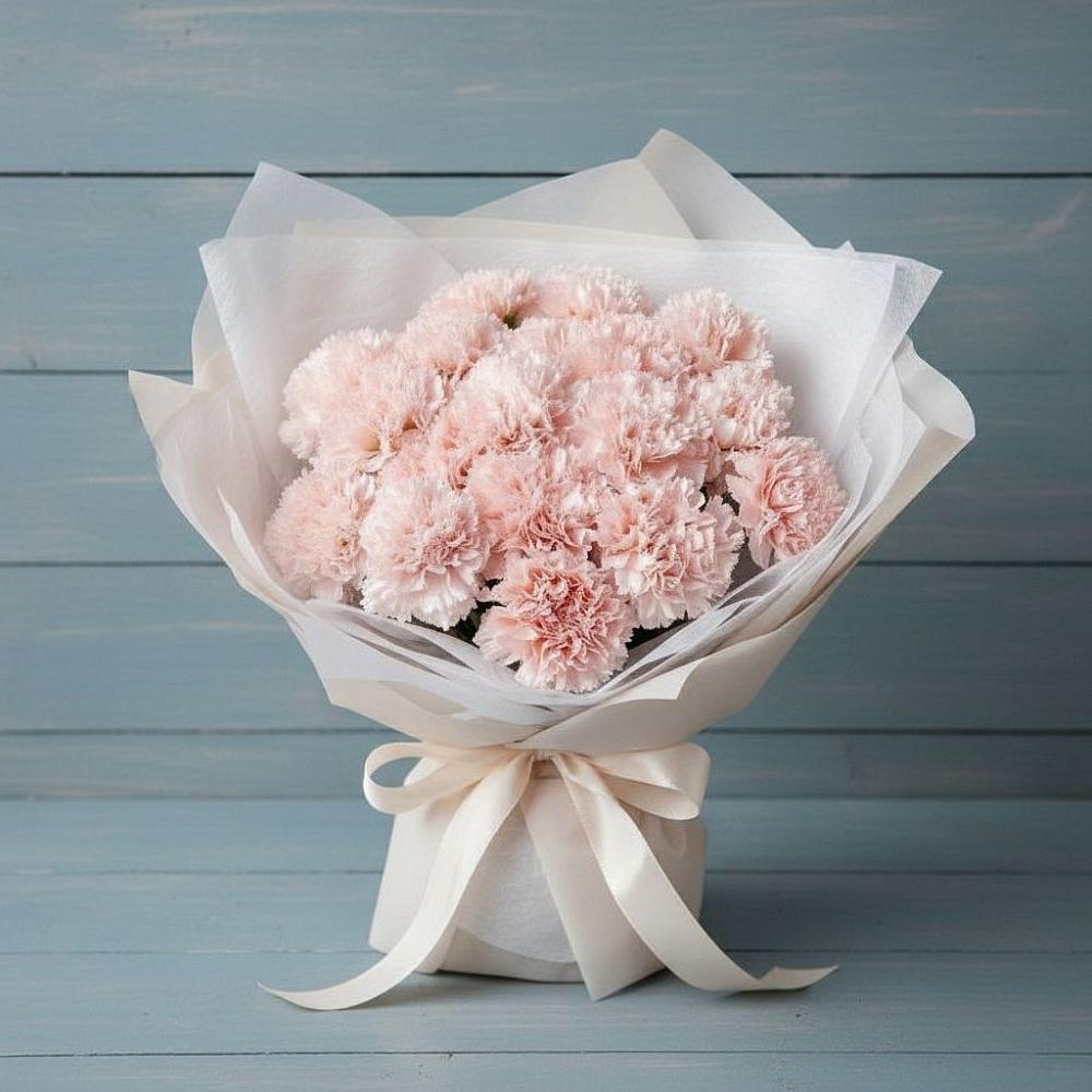 Букет цветов из: Гвоздики в Баксаненке