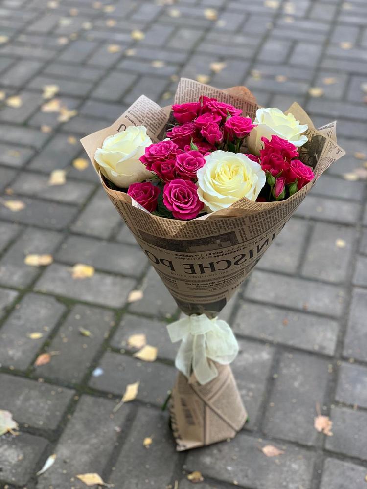 Букет цветов из: Розы в Баксаненке