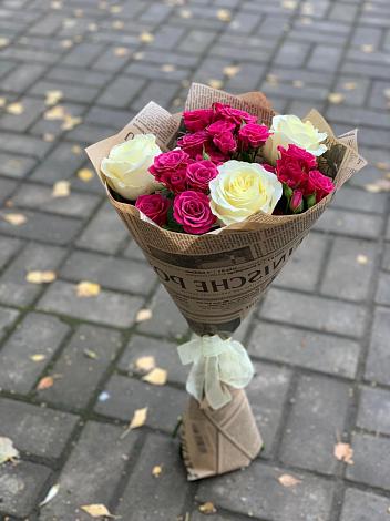 Букет цветов из: Розы в Баксаненке
