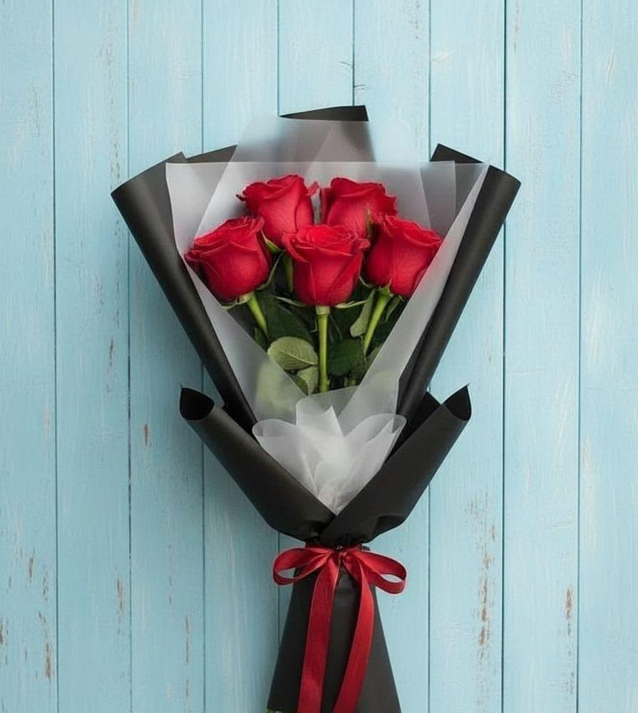 Букет цветов из: Розы в Баксаненке